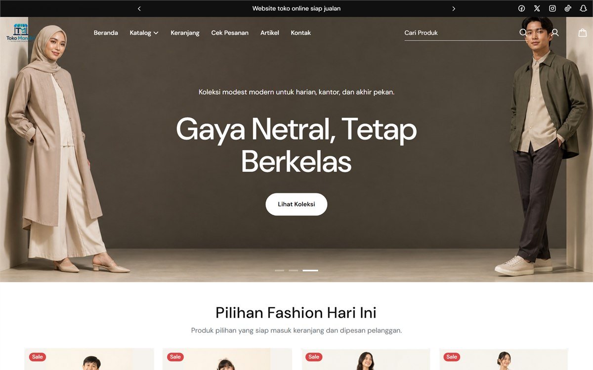 Preview template Fashion